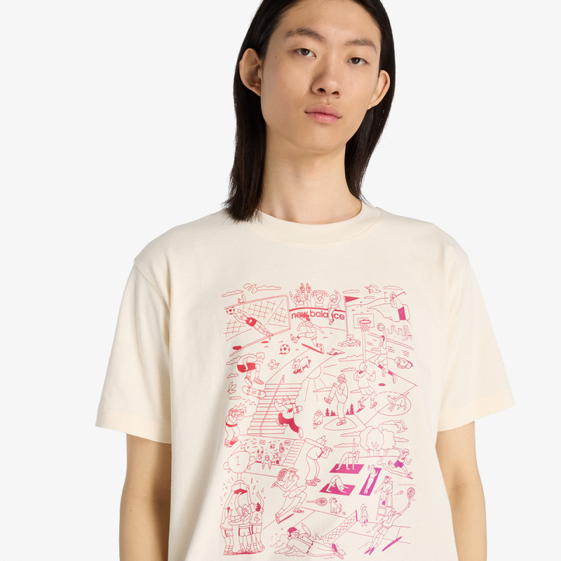 NEW BALANCE Majica S/S Top 