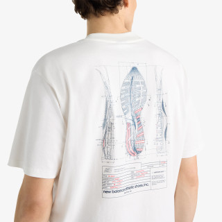 NEW BALANCE Majica Archive Blueprint T-Shirt 
