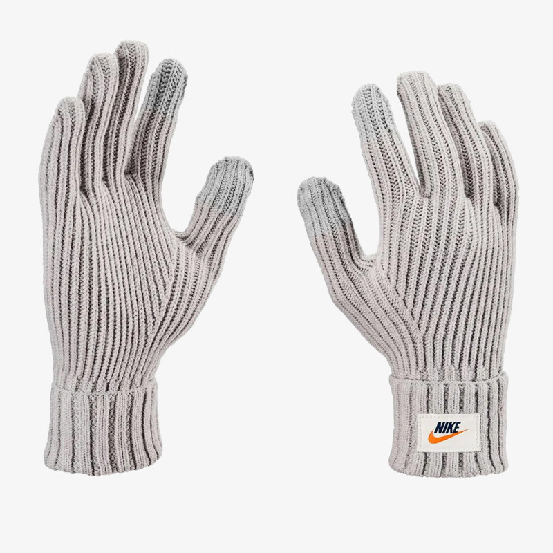 NIKE Rukavice NIKE U CITY KNIT GLOVE COLLEGE GREY/SAIL