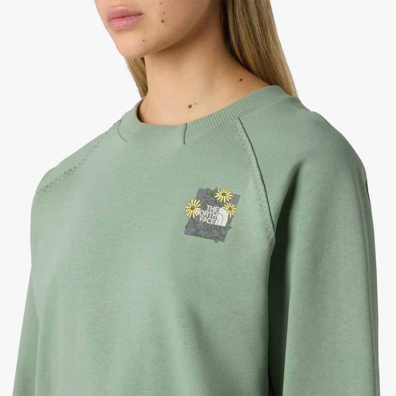 THE NORTH FACE DŽEMPER W CONNECT RELAXED CREW SWEATSHIRT-GRAPHI 