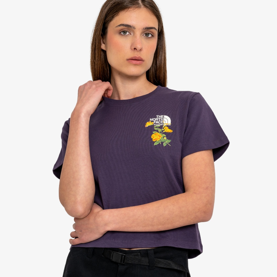 THE NORTH FACE Majica FLORA EMBRO REGULAR SHORT SLEEVE TEE-G 