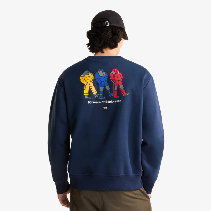 THE NORTH FACE Dukserica U TNF CELEBRATION RELAXED CREW-GRAPHIC 