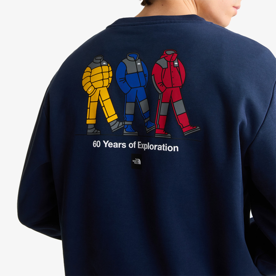 THE NORTH FACE Dukserica U TNF CELEBRATION RELAXED CREW-GRAPHIC 