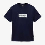 NAPAPIJRI Majica S-BOX LOGO SS 176 BLU MARINE 
