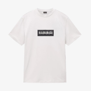 NAPAPIJRI Majica S-BOX LOGO SS N1A WHITE WHISPER 