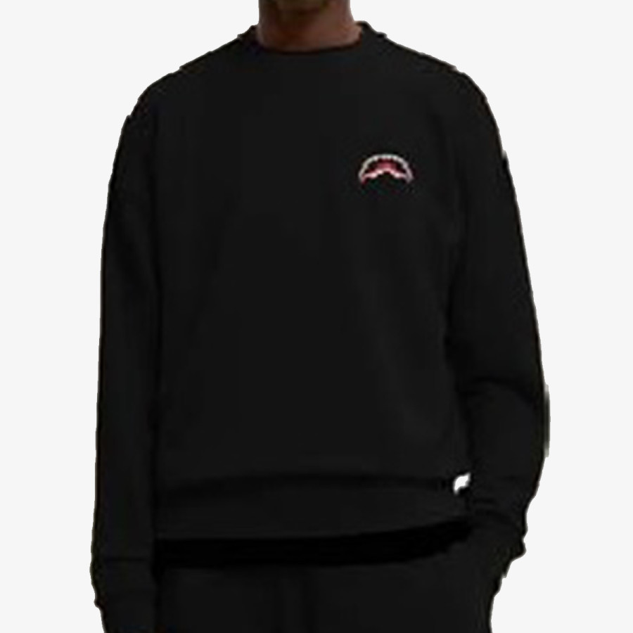 SPRAYGROUND Dukserica BLOCK PARTY CREWNECK BLK
