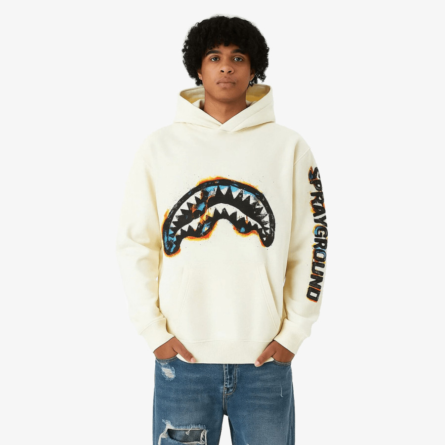 SPRAYGROUND Dukserica OXIDIZED SHARK HOODIE IVO