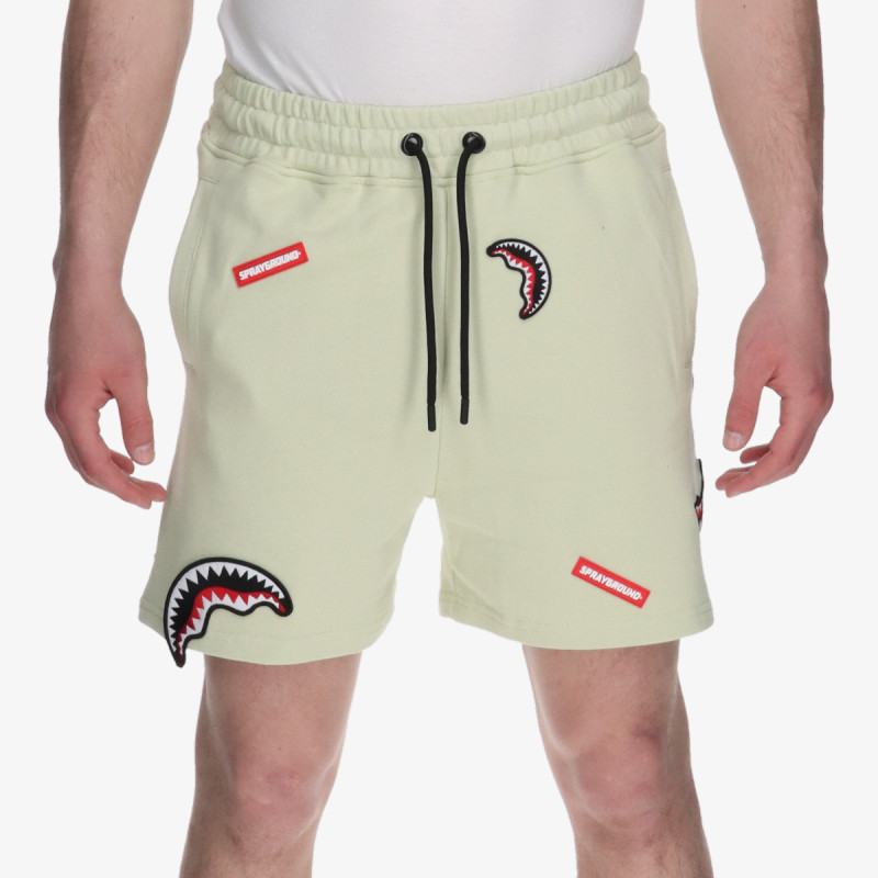 SPRAYGROUND Šorc SHARK PATCHES SHORTS SAGE 