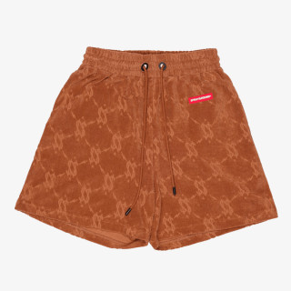 SPRAYGROUND Šorc ALL THE MONEY SHORTS BROWN 