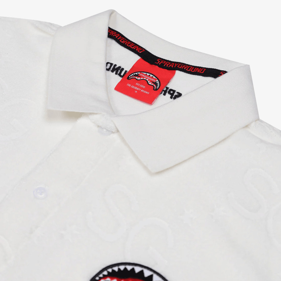 SPRAYGROUND Majica SG JAQUARD POLO SHIRT WHT 