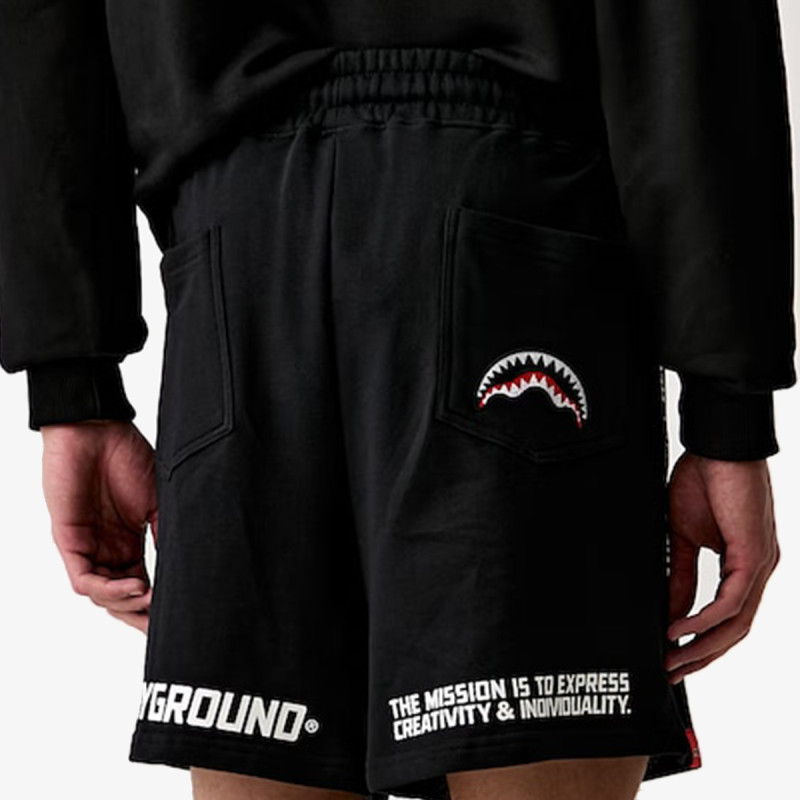 SPRAYGROUND Šorc BE A SHARK COMFY SHORTS BLACK 