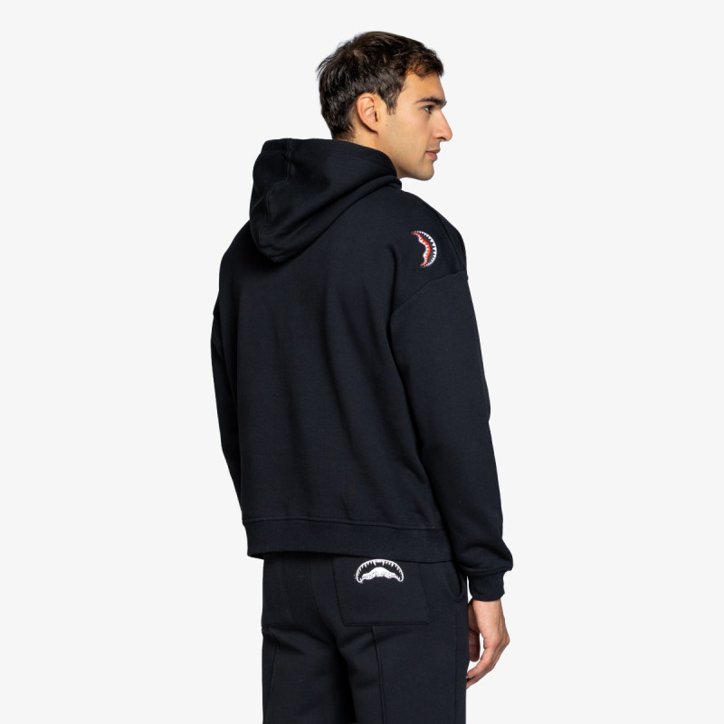 SPRAYGROUND Dukserica CITY SKYLINE COMFY HOODIE BLK 