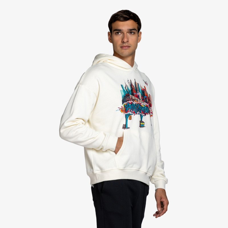 SPRAYGROUND Dukserica CITY SKYLINE COMFY HOODIE IVO 