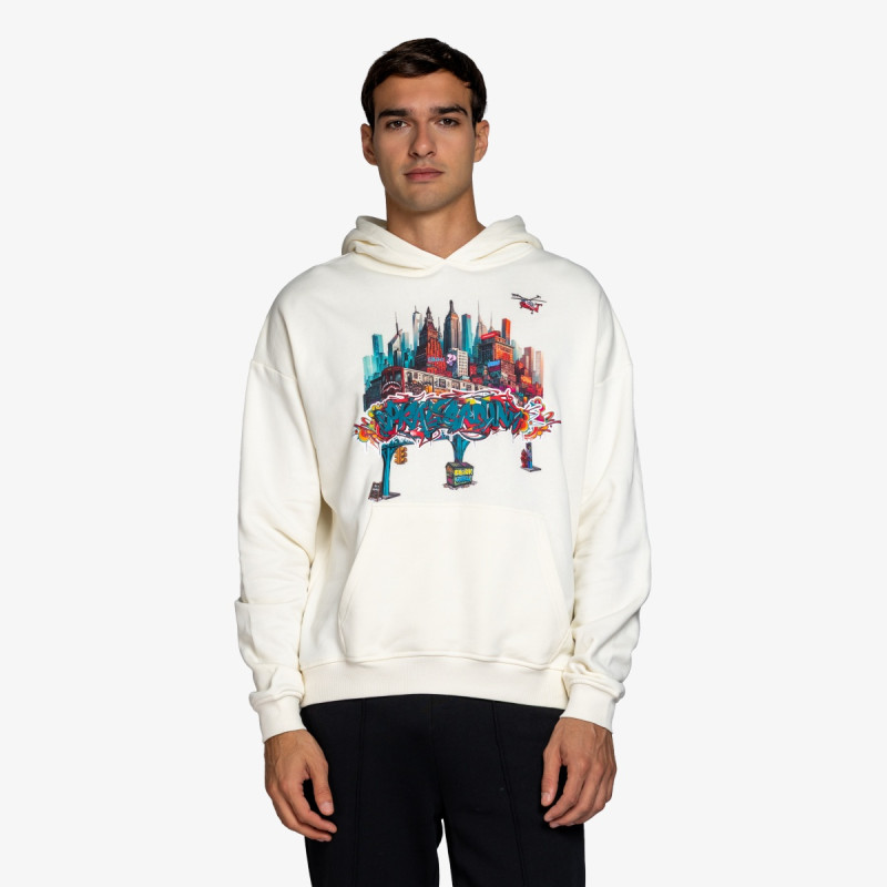 SPRAYGROUND Dukserica CITY SKYLINE COMFY HOODIE IVO 