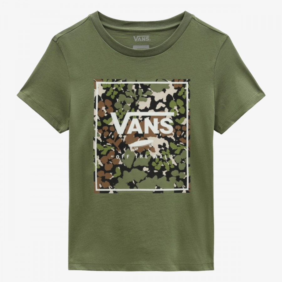 VANS Majica CAMO WASH BOX FILL CREW CAMO FLORAL LODE 