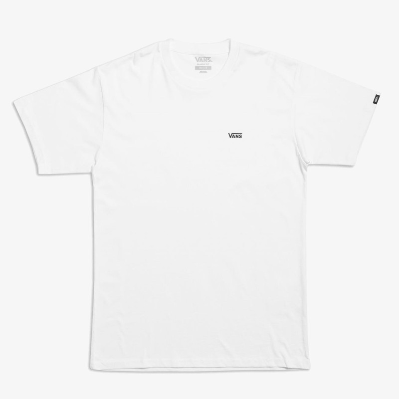 VANS Majica MN LEFT CHEST LOGO T WHITE/BLAC 