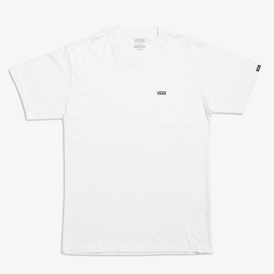 VANS Majica MN LEFT CHEST LOGO T WHITE/BLAC 