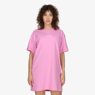 VANS Haljina WM CENTER VEE TEE DRESS CYCLAMEN 