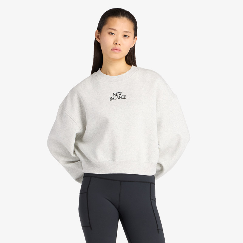 NEW BALANCE Dukserica Linear Heritage Fleece Crew 