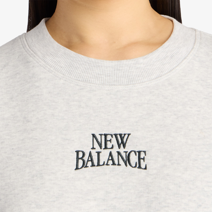 NEW BALANCE Dukserica Linear Heritage Fleece Crew 