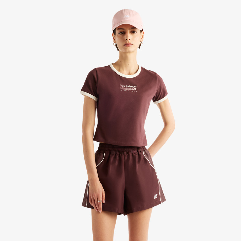 NEW BALANCE Majica Trackside Ringer T-Shirt 