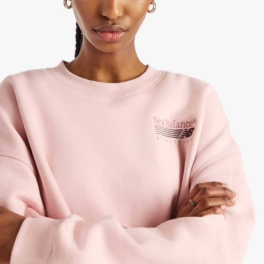 NEW BALANCE Dukserica Trackside Fleece Crew 