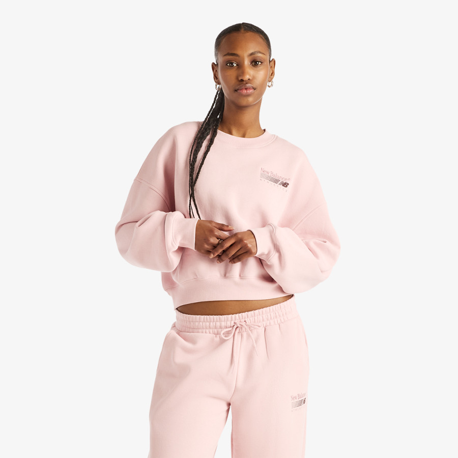 NEW BALANCE Dukserica Trackside Fleece Crew 